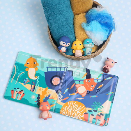 Knižka do vane s maňuškami na prsty Book & Puppets Ludi 5 maňušiek od 10 mes LU40018