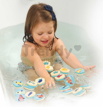 Penové pexeso do vane Bath Memory Ludi v dóze 24 dielov od 18 mes LU40081