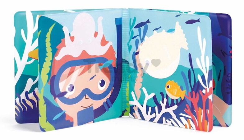 Knižka do vane Magic Bath Book Ludi s miznúcimi obrázkami od 10 mes
