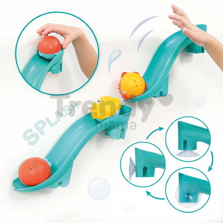 Veľká sada hračiek do vane Korytnačka Set Bath Toys Ludi s aktivitami 16 dielov od 10 mes LU40090