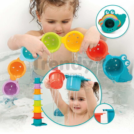Veľká sada hračiek do vane Korytnačka Set Bath Toys Ludi s aktivitami 16 dielov od 10 mes LU40090