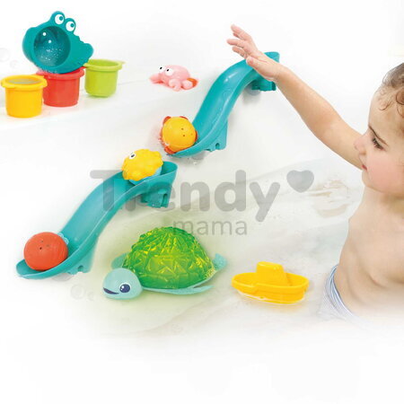 Veľká sada hračiek do vane Korytnačka Set Bath Toys Ludi s aktivitami 16 dielov od 10 mes LU40090