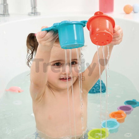 Veľká sada hračiek do vane Korytnačka Set Bath Toys Ludi s aktivitami 16 dielov od 10 mes LU40090