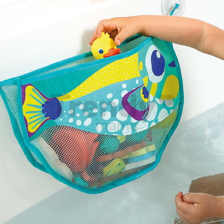 Kôš na hračky do kúpeľne Ryba Bath Net XXL Ludi s prísavkami od 0 mes LU40094