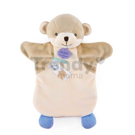 Plyšová vydra na bábkové divadlo Otter Hand Puppet Doudou et Compagnie hnedá 25 cm od 0 mes