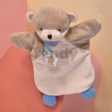 Plyšová vydra na bábkové divadlo Otter Hand Puppet Doudou et Compagnie hnedá 25 cm od 0 mes