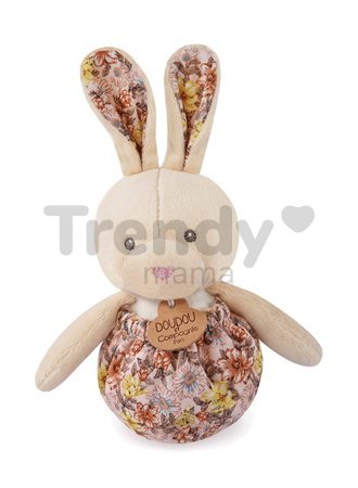 Plyšový zajačik Lapin Pop-up Doudou et Compagnie rôzne farby 20 cm od 0 mes