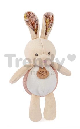 Plyšový zajačik Lapin Pop-up Doudou et Compagnie rôzne farby 20 cm od 0 mes