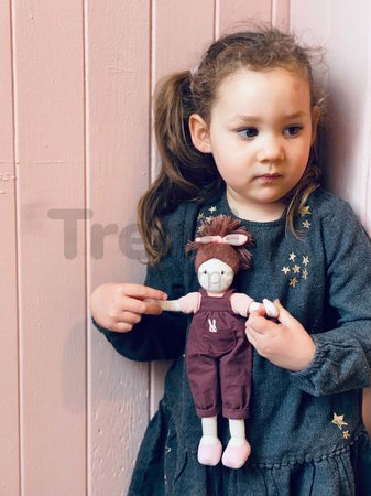 Bábika handrová Pippa Rag Doll ThreadBear 25 cm z jemnej mäkkej bavlny v darčekovom balení