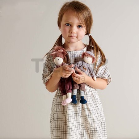 Bábika handrová Pippa Rag Doll ThreadBear 25 cm z jemnej mäkkej bavlny v darčekovom balení