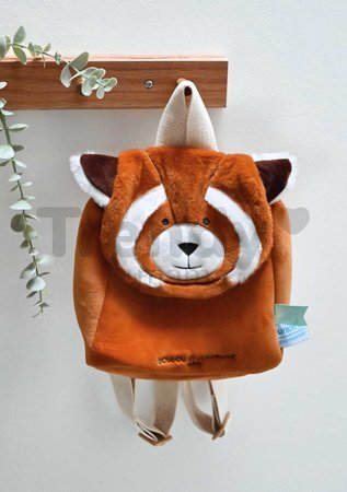Plyšový batoh Red Panda Backpack Unicef Collection Doudou et Compagnie hnedý od 18 mes
