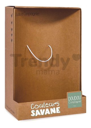 Plyšový lev s hrkálkou Couleurs Savane Doudou et Compagnie 15 cm od 0 mes