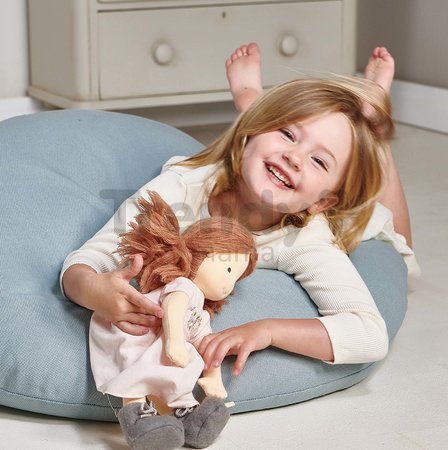 Bábika handrová Liselie Doll ThreadBear 36 cm z jemnej mäkkej bavlny s čepcom v darčekovom balení