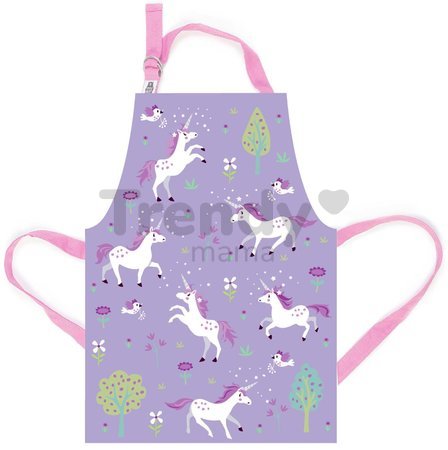 Zástera pre deti jednorožce Unicorn Friends Apron ThreadBear s ochrannou vrstvou od 3-5 rokov