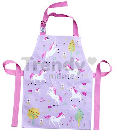 Zástera pre deti jednorožce Unicorn Friends Apron ThreadBear s ochrannou vrstvou od 3-5 rokov