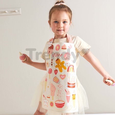 Zástera pre deti sladkosti Sweet Treats Apron ThreadBear s ochrannou vrstvou od 3-5 rokov