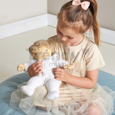 Bábika handrová Baby Lilli Doll ThreadBear 41 cm z jemnej mäkkej bavlny s odnímateľnou plienkou