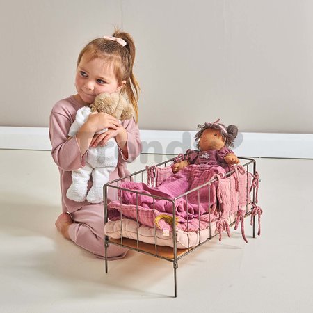 Bábika handrová Baby Lilli Doll ThreadBear 41 cm z jemnej mäkkej bavlny s odnímateľnou plienkou