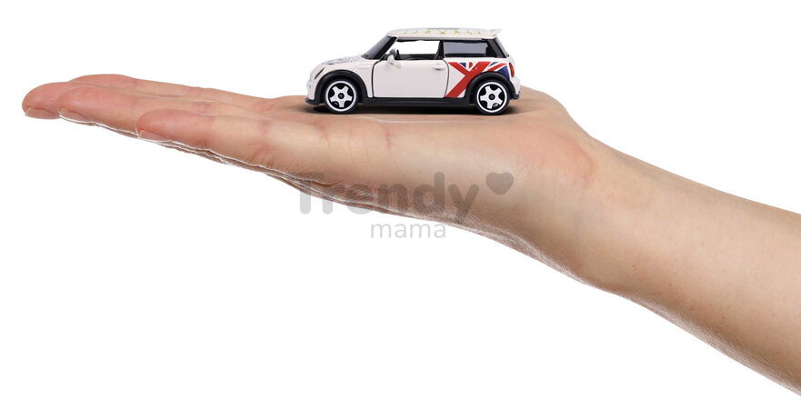 Mașinuță Mini Premium Majorette din metal, 6 tipuri diferite, cu suspensie; lungime 7,5 cm; 1:64