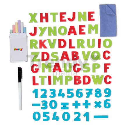Tabuľa na kreslenie a magnetky Ultimate Board Smoby obojstranná skladacia s úložným priestorom a 80 doplnkov