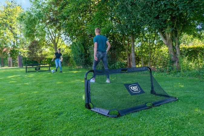 Futbalové bránky Panna steel football goal Exit Toys skladacie oceľový rám 2 kusy 150*60 cm
