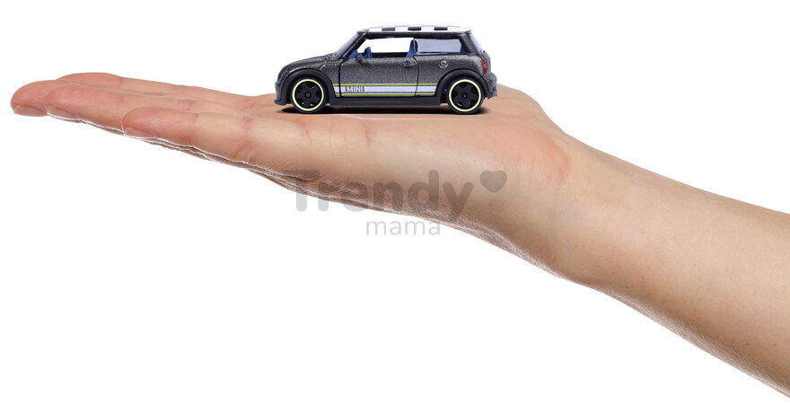 Mașinuțe Mini 5 Giftpack Majorette set metalic de 5 tipuri, în ambalaj cadou, lungime 7,5 cm, 1:64