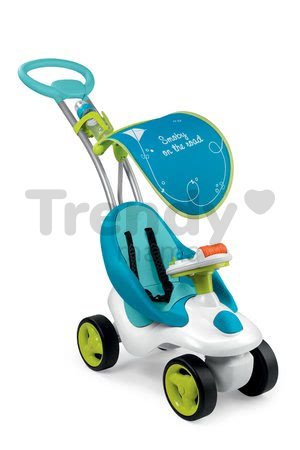 Odrážadlo Bubble Go 2v1 Smoby so strieškou a zvukom modré od 6 mes