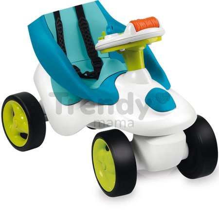Odrážadlo Bubble Go 2v1 Smoby so strieškou a zvukom modré od 6 mes