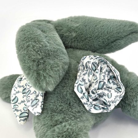 Plyšový zajačik Bunny Sage Green Doudou et Compagnie zelený 25 cm od 0 mes