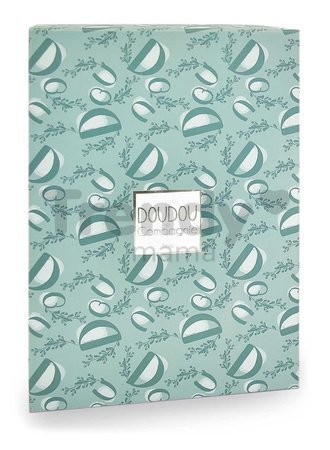 Plyšový zajačik na maznanie Bunny Comforter Sage Green Doudou et Compagnie v darčekovom balení zelený 29 cm od 0 mes