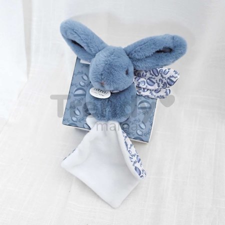 Plyšový zajačik na maznanie Lapin Doudou et Compagnie v darčekovom balení rôzne farby 16 cm od 0 mes