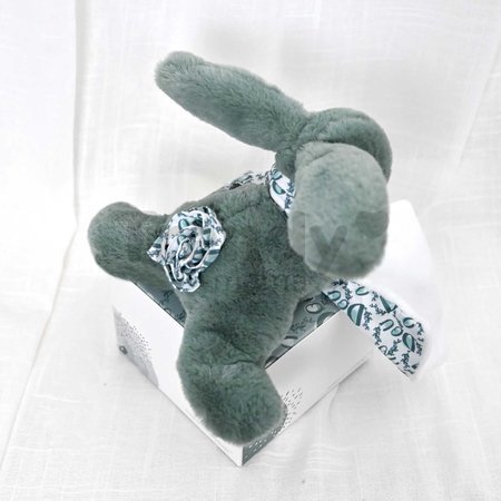 Plyšový zajačik na maznanie Lapin Doudou et Compagnie v darčekovom balení rôzne farby 16 cm od 0 mes
