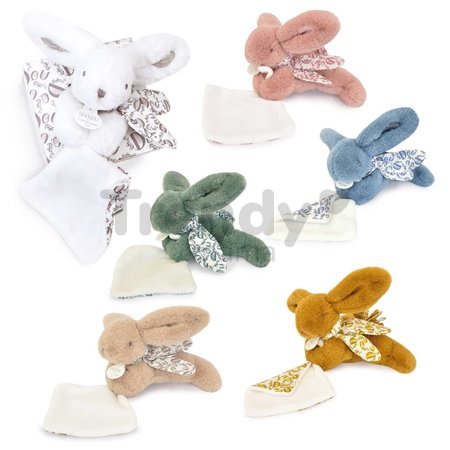 Plyšový zajačik na maznanie Lapin Doudou et Compagnie v darčekovom balení rôzne farby 16 cm od 0 mes