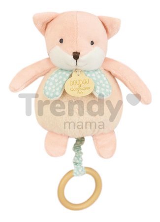 Plyšové zvieratko s melódiou Music Box Les Rikikis Doudou et Compagnie v darčekovom balení rôzne druhy 20 cm od 0 mes