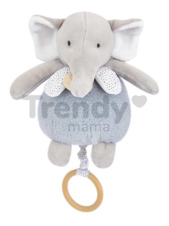 Plyšové zvieratko s melódiou Music Box Les Rikikis Doudou et Compagnie v darčekovom balení rôzne druhy 20 cm od 0 mes