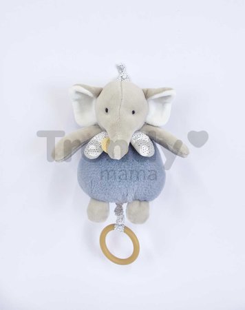 Plyšové zvieratko s melódiou Music Box Les Rikikis Doudou et Compagnie v darčekovom balení rôzne druhy 20 cm od 0 mes
