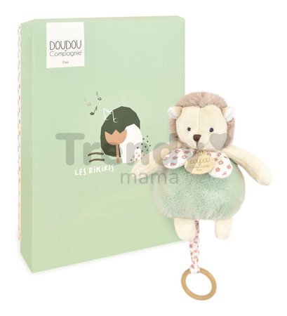 Plyšové zvieratko s melódiou Music Box Les Rikikis Doudou et Compagnie v darčekovom balení rôzne druhy 20 cm od 0 mes