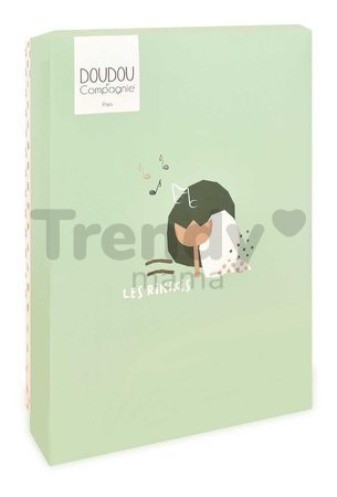Plyšové zvieratko s melódiou Music Box Les Rikikis Doudou et Compagnie v darčekovom balení rôzne druhy 20 cm od 0 mes
