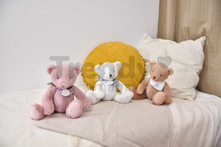Plyšový medvedík L'Ours Doudou® Bear Pink Doudou et Compagnie ružový 25 cm od 0 mes