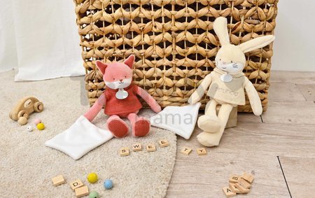 Plyšový zajačik Bunny Sweety Doudou et Compagnie v darčekovom balení béžový 25 cm od 0 mes