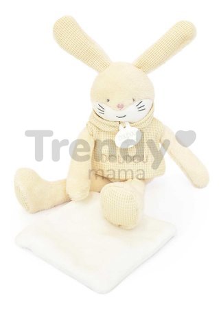 Plyšový zajačik Bunny Sweety Doudou et Compagnie v darčekovom balení béžový 25 cm od 0 mes