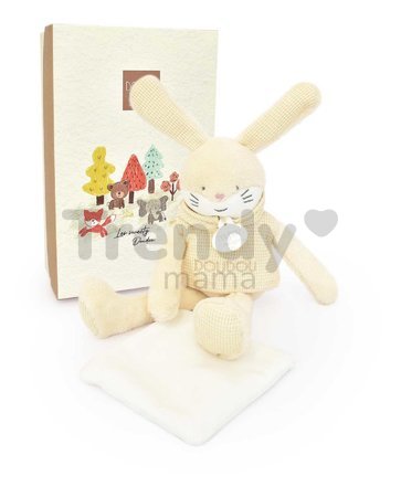 Plyšový zajačik Bunny Sweety Doudou et Compagnie v darčekovom balení béžový 25 cm od 0 mes