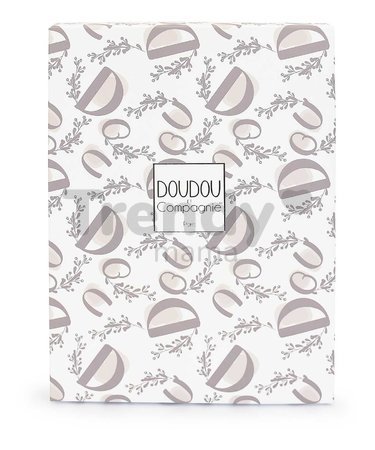 Plyšový zajačik na maznanie Bunny Comforter White Doudou et Compagnie v darčekovom balení biely 18 cm od 0 mes