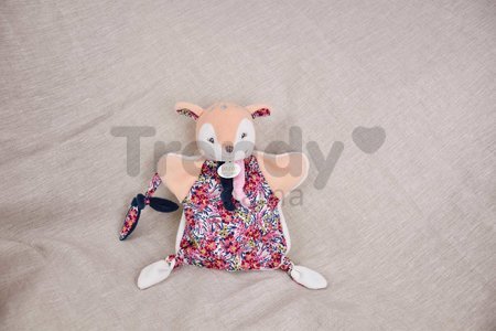 Plyšový jelenček na bábkové divadlo Puppet Deer Boh'aime Doudou et Compagnie ružový 25 cm od 0 mes