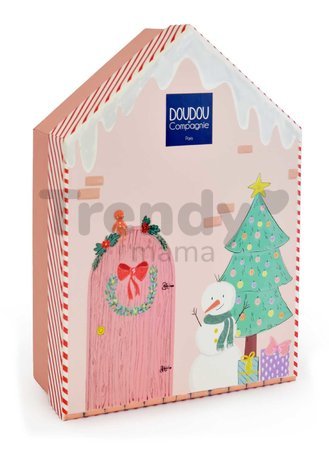 Plyšový elf medvedík Prankster Elf Cinnamon Doudou et Compagnie s domčekom 27 cm od 0 mes