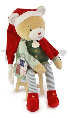 Plyšový elf medvedík Prankster Elf Party Favor Doudou et Compagnie s domčekom 27 cm od 0 mes