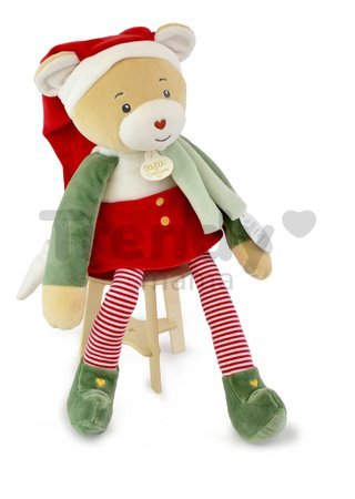 Plyšový elf medvedík Prankster Elf Cinnamon Doudou et Compagnie s vianočným motívom 40 cm od 0 mes