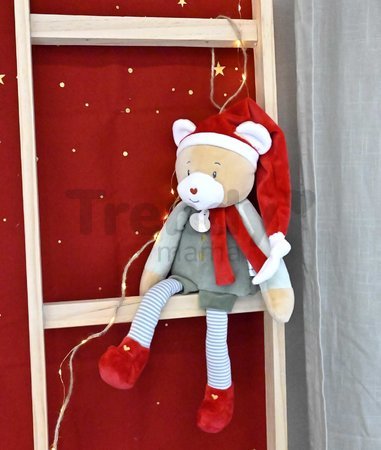 Plyšový elf medvedík Prankster Elf Party Favor Doudou et Compagnie s vianočným motívom 40 cm od 0 mes