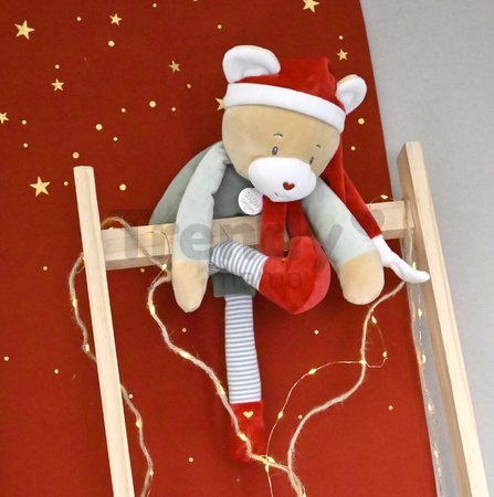 Plyšový elf medvedík Prankster Elf Party Favor Doudou et Compagnie s vianočným motívom 40 cm od 0 mes