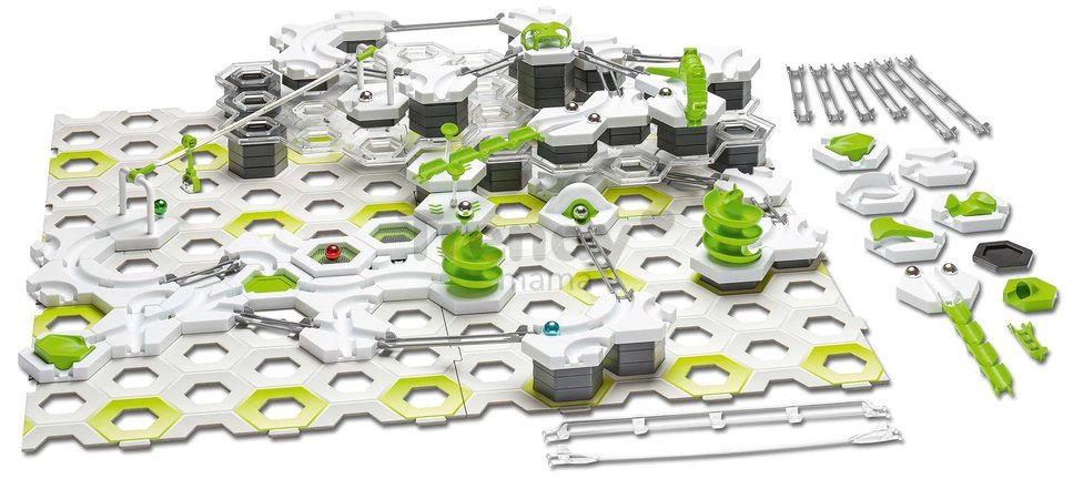 Guľôčková dráha Prekážka Štartovacia súprava Starter Set Obstacle GraviTrax 175 dielikov s lanovkou od 8 rokov